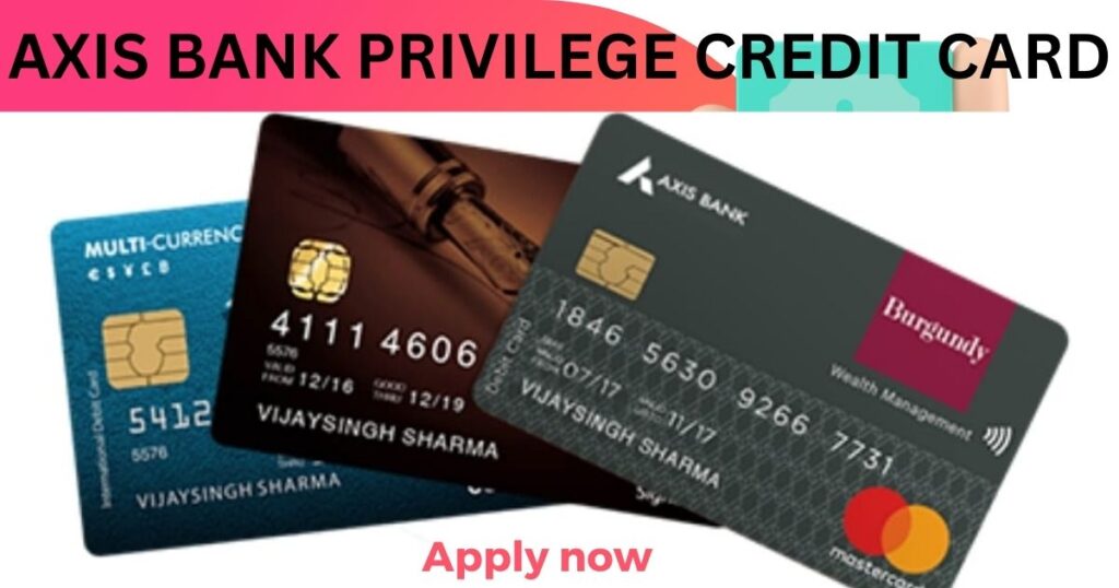 Axis bank privilege credit card benefits